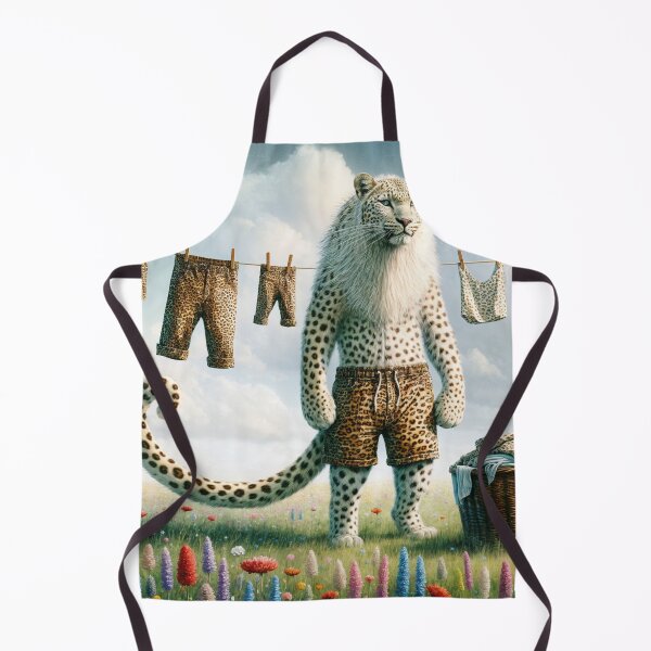 Item preview, Leopard Doing the Washing designed and sold by M-Y-A-R-T-.