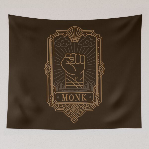 Item preview, Monk Emblem Tabletop TTRPG Character Classes designed and sold by pixeptional.