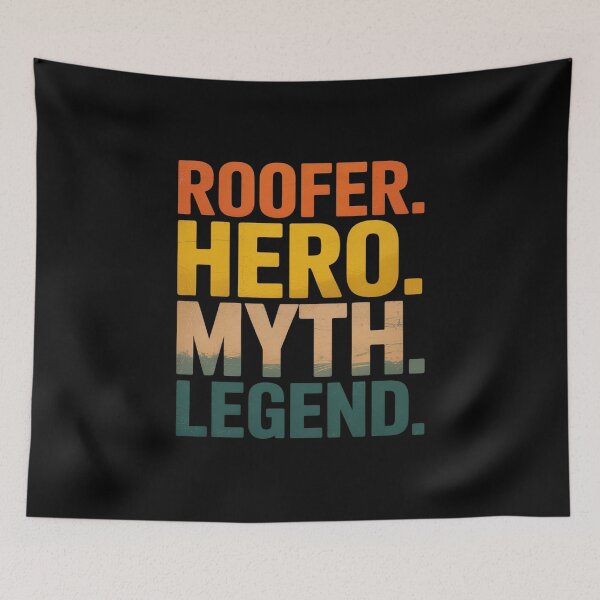Item preview, Roofers Hero Myth Legend Roofing Handyman Roof Carpenter designed and sold by MAKOPOKOShop.