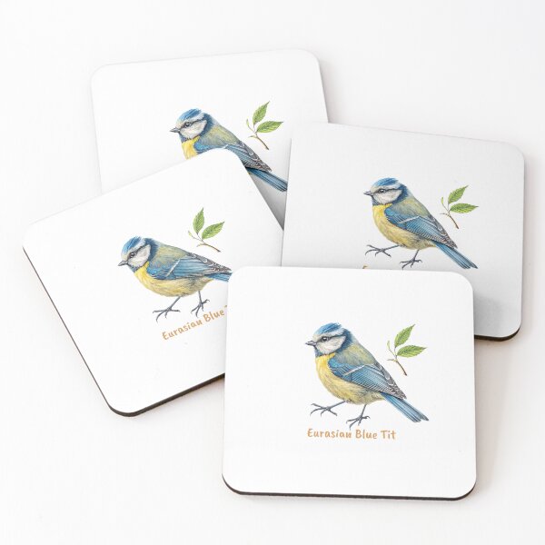 Item preview, Cute Eurasian Blue Tit bird, Garden Bird designed and sold by iclipart.