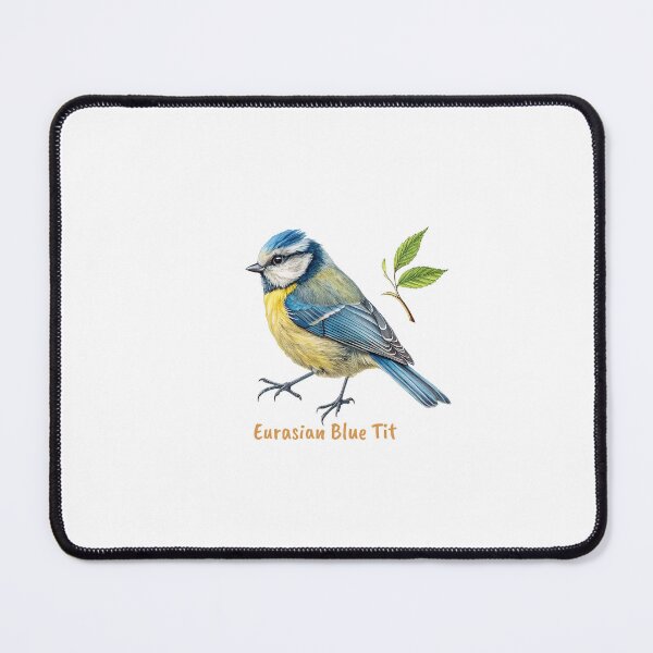 Item preview, Cute Eurasian Blue Tit bird, Garden Bird designed and sold by iclipart.