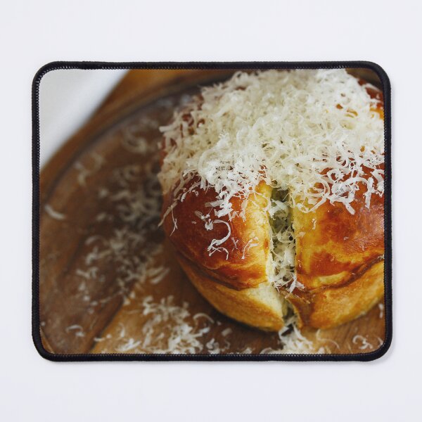 Item preview, Fresh Focaccia with a cheesy topping designed and sold by blueboxstudioss.