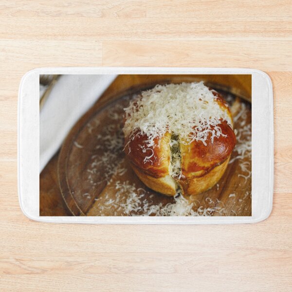 Item preview, Fresh Focaccia with a cheesy topping designed and sold by blueboxstudioss.