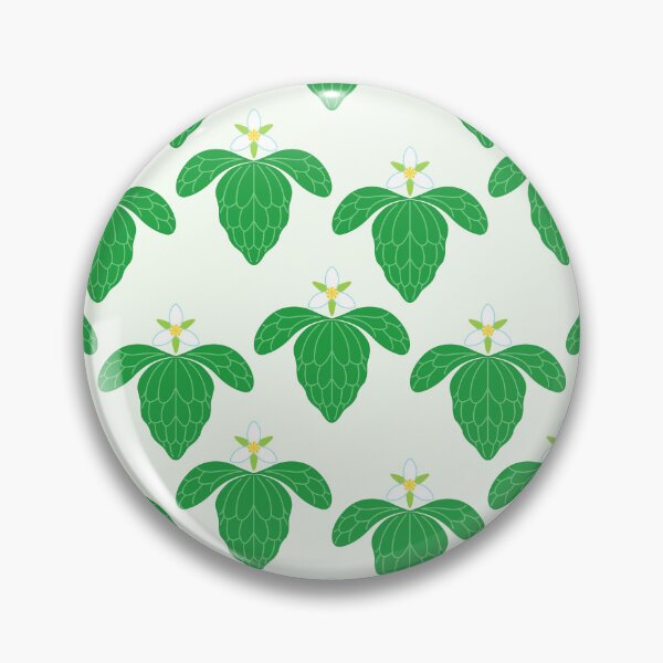 Item preview, July 24th Birth Flower Trillium Pattern designed and sold by birthflower.