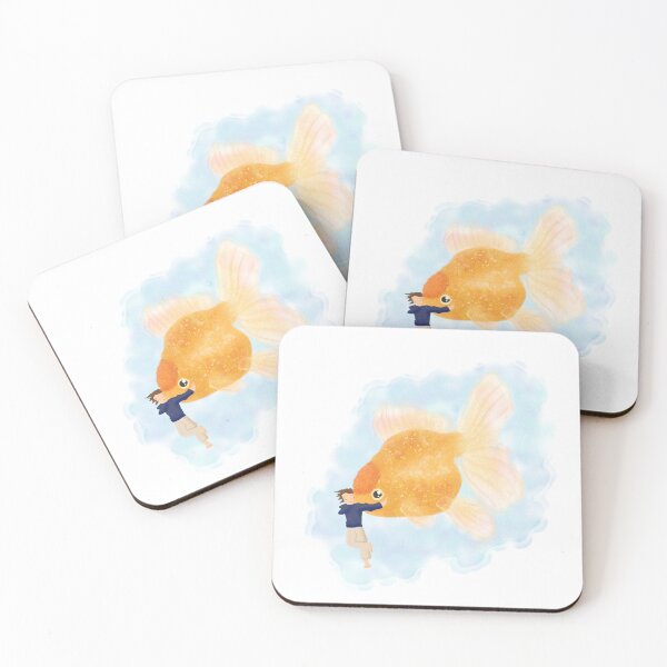 Item preview, Little Goldfish Hug designed and sold by ZTBASTIAN.