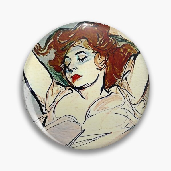 Item preview, Woman Lying on Her Back, Both Arms Raised designed and sold by artdesignsnow.