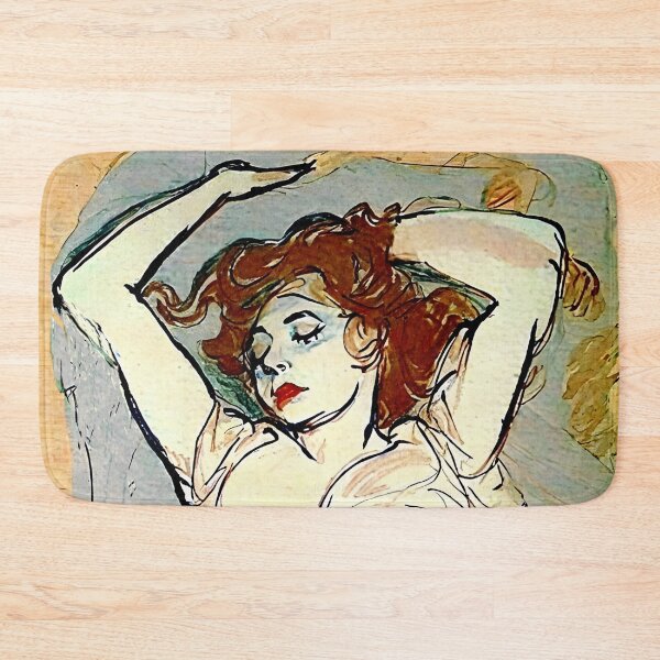 Item preview, Woman Lying on Her Back, Both Arms Raised designed and sold by artdesignsnow.
