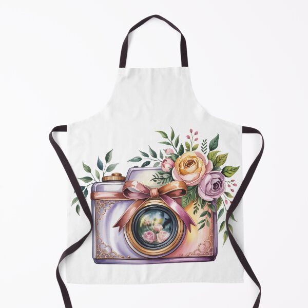 Item preview, vintage camera with flower designed and sold by jkrphoto.