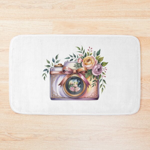 Item preview, vintage camera  with flower  designed and sold by jkrphoto.