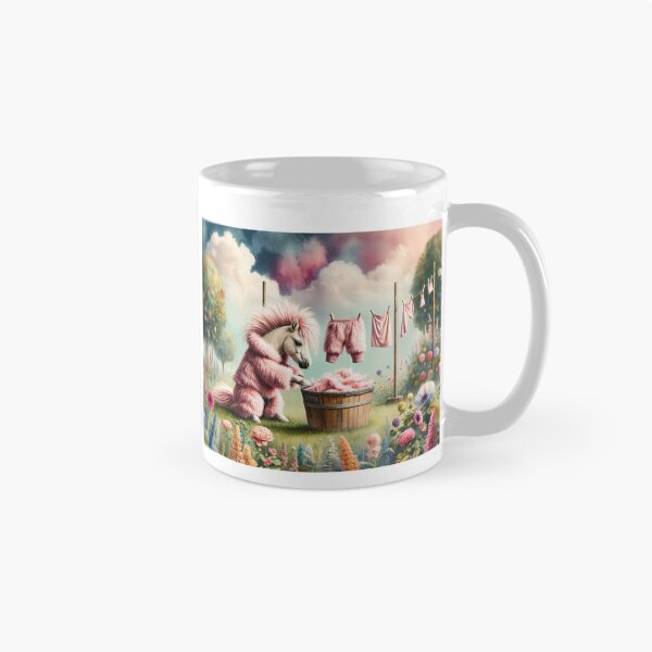 Item preview, Mini Horse Doing the Washing designed and sold by M-Y-A-R-T-.