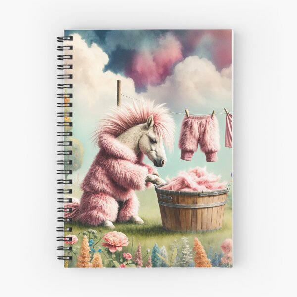 Item preview, Mini Horse Doing the Washing designed and sold by M-Y-A-R-T-.