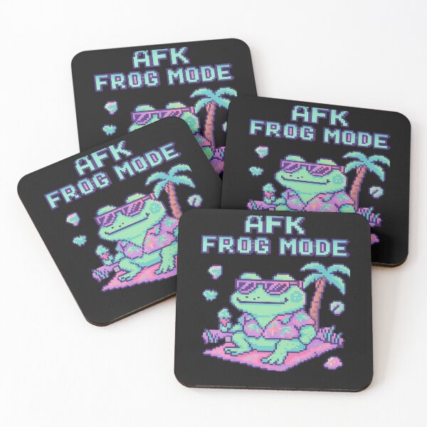 Item preview, AFK Frog Mode – Pixel Chill Shirt for Mental Time-Outs designed and sold by Laugh & Rewind .