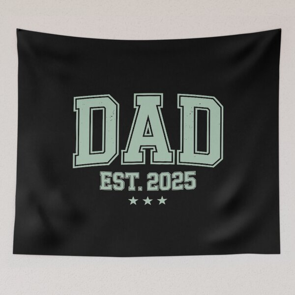 Item preview, New Dad Varsity Style Shirt Est 2025 Gift Fathers Day Newborn designed and sold by w1ckerman.