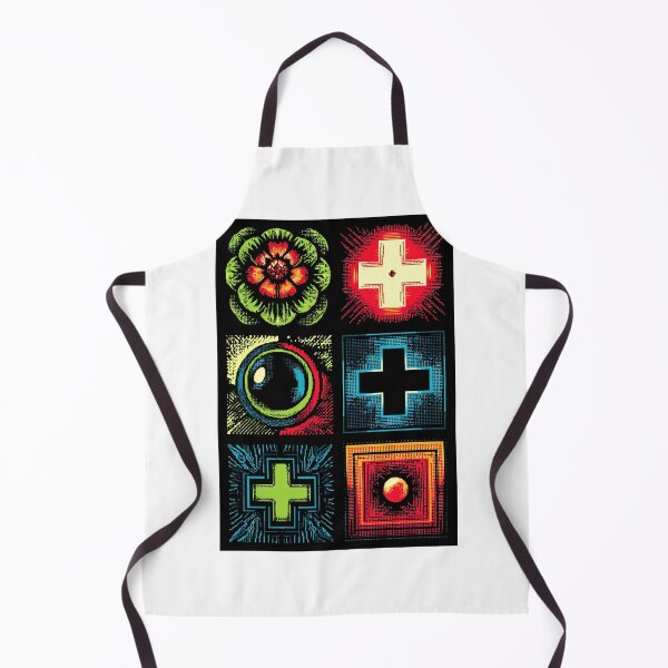 Item preview, Retro Icon Concept With Vivid Pixel Patterns designed and sold by Piotrek0001.
