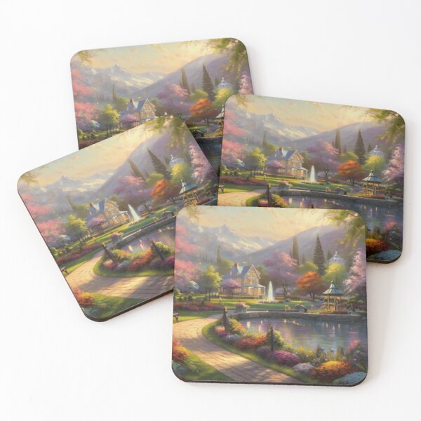 Item preview, Blooming Path: Spring in the Public Park designed and sold by BlareBlare.