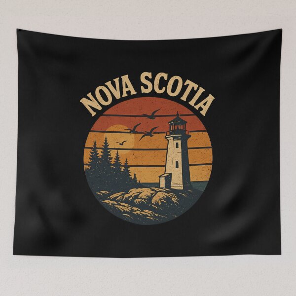 Item preview, Vintage Nova Scotia Travel Coastal Canada Vibes designed and sold by Echo Dusk.