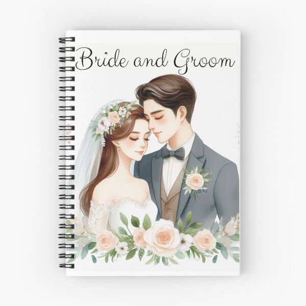 Item preview, Bride and Groom- Romantic Wedding designed and sold by Emilyprintart.