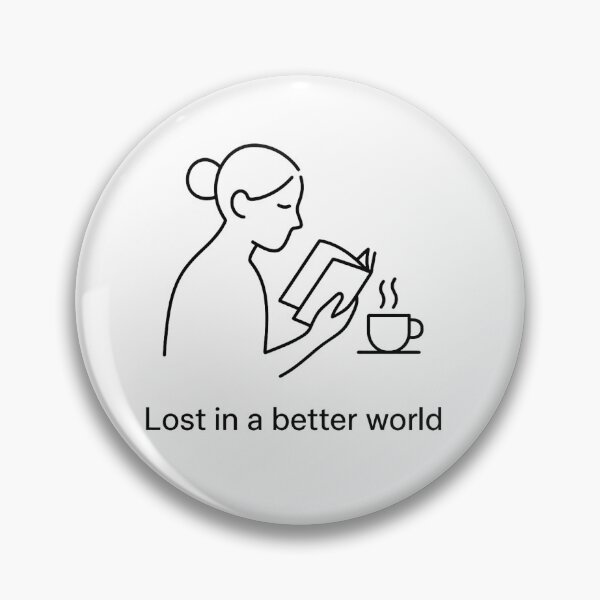 Artikelvorschau, Lost in a Better World – Minimalist Reading Illustration entworfen und verkauft von Sara Raad.