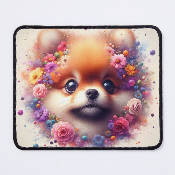 Item preview, Pomeranian Portrait – Adorable & Blossom designed and sold by Cuddle critters.