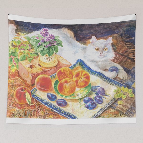 Item preview, Still life with peaches designed and sold by AleksARTua.