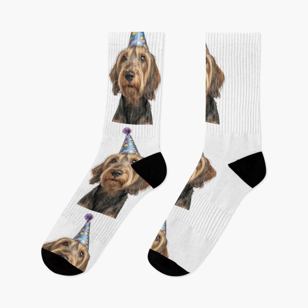 Item preview, Cute Otterhound dog with Party Hat Birthday Celebration designed and sold by LazyOwlStore.