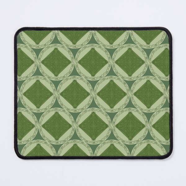 Item preview, Celtic Knotwork Circles in Green designed and sold by lottibrown.