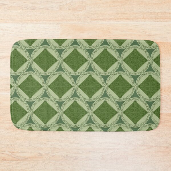 Item preview, Celtic Knotwork Circles in Green designed and sold by lottibrown.