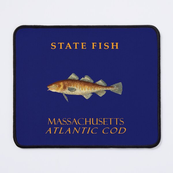 Item preview, Massachusetts Territory Fish The Atlantic Cod designed and sold by taiche.
