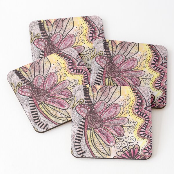 Item preview, Line Art Garden - Hand drawn  designed and sold by ColorWander.