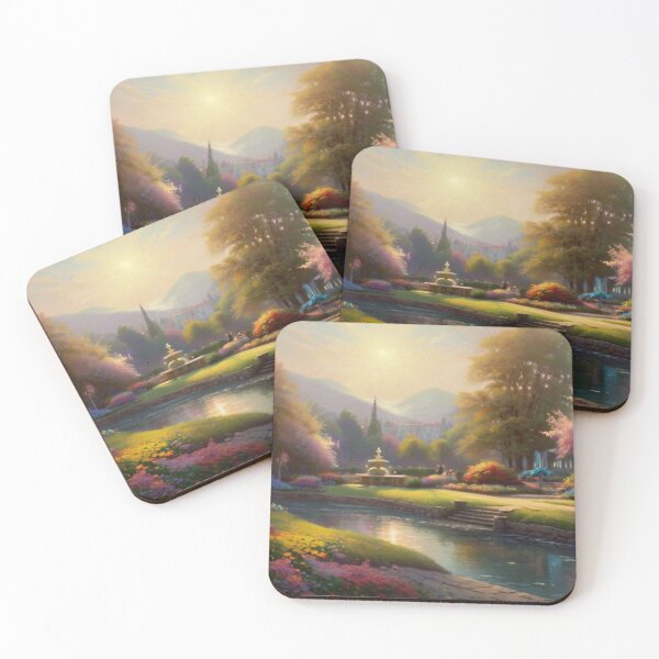 Item preview, Public Park in Springtime Serenity designed and sold by BlareBlare.