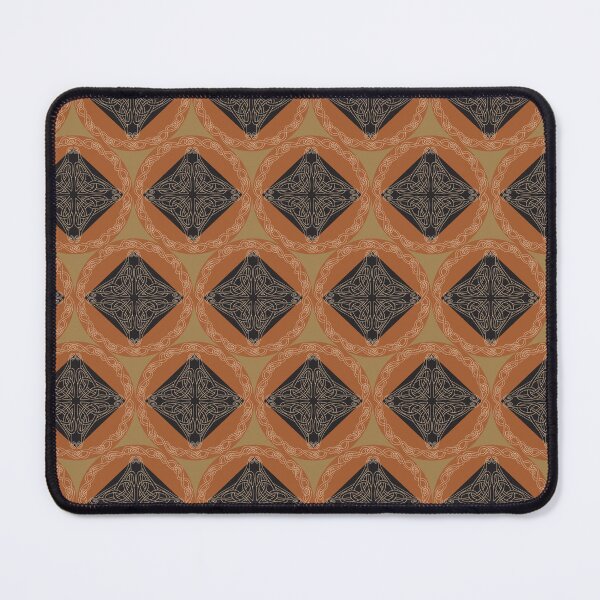 Item preview, Celtic Knotwork Circles in Warm Neutrals designed and sold by lottibrown.
