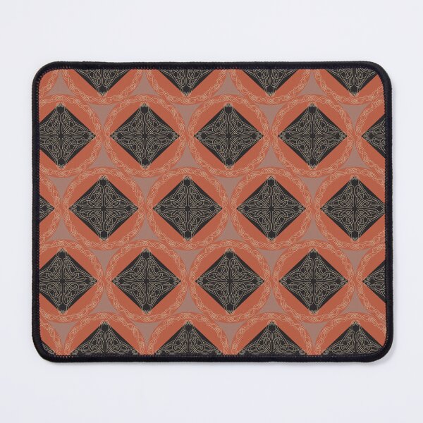 Item preview, Celtic Knotwork Circles in Brick Tones designed and sold by lottibrown.