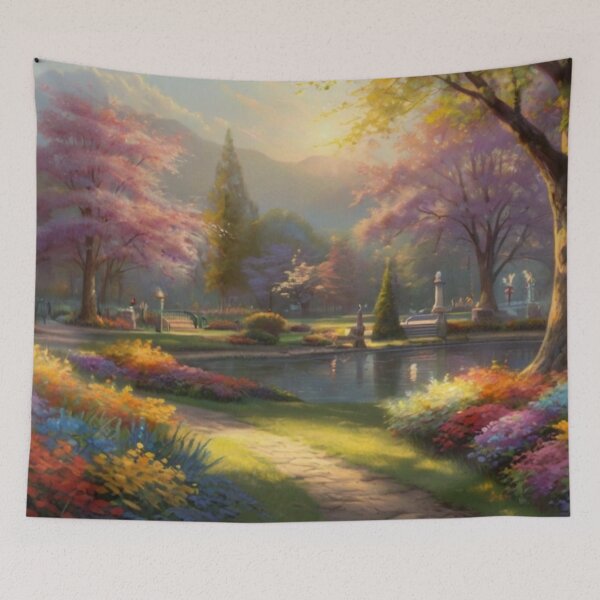 Item preview, Spring Whispers Through the Public Park designed and sold by BlareBlare.