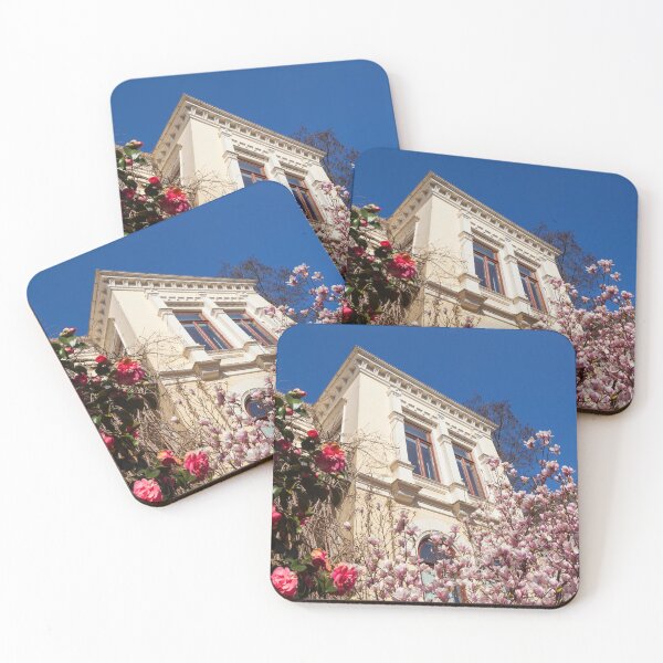 Item preview, Old Bremen house in Fedelhören street with magnolia blossom designed and sold by Torsten  Krüger.