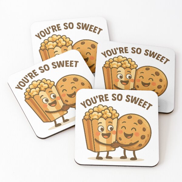 Item preview, You're So Sweet – Popcorn & Cookie Hug designed and sold by SpectrumCreations.