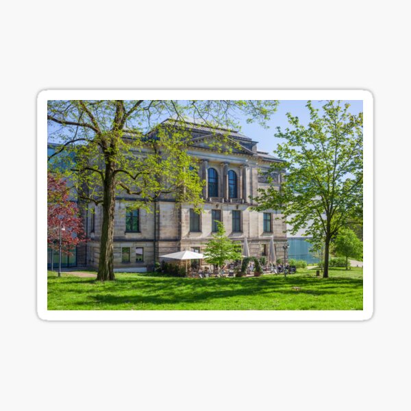 Item preview, Bremer Kunsthalle in spring in the Wallanlagen, Viertel, Bremen designed and sold by Torsten  Krüger.