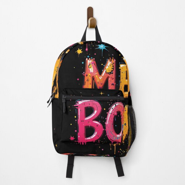 Item preview, BORN TO MESS UP – Playful Drippy Typography designed and sold by BrushRushX.