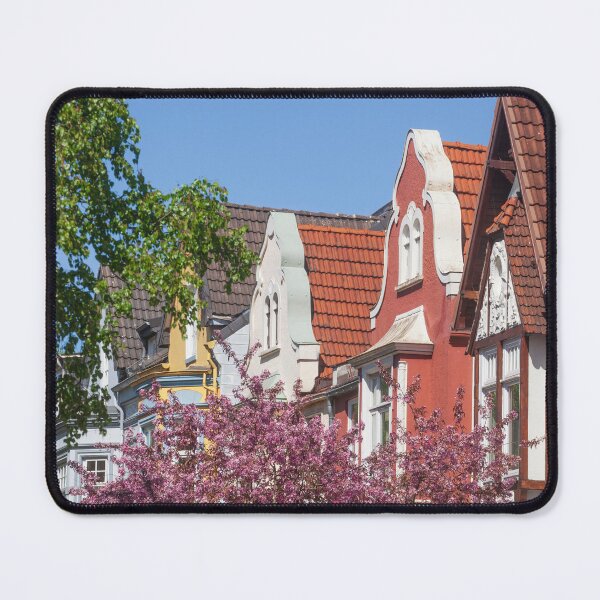 Item preview, Old Bremen houses in Schwachhausen in spring, Bremen, Germany, Europe designed and sold by Torsten  Krüger.