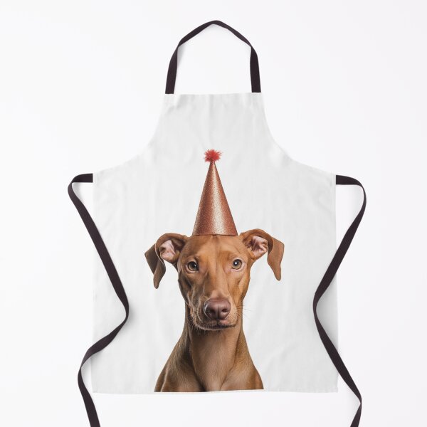 Item preview, Cute Pharaoh Hound dog with Party Hat Birthday Celebration designed and sold by LazyOwlStore.
