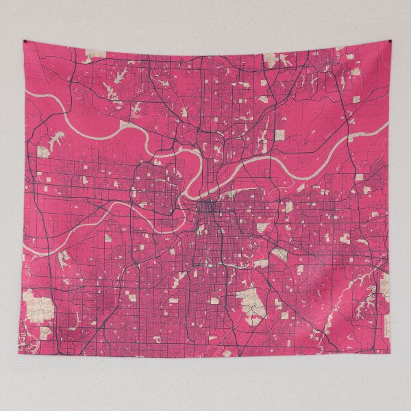 Item preview, Kansas City Map of Missouri, USA - Blossom designed and sold by deMAP.