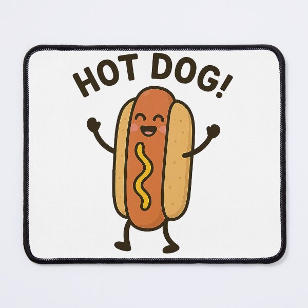 Item preview, HOT DOG! – Cute Cartoon Sausage designed and sold by SpectrumCreations.