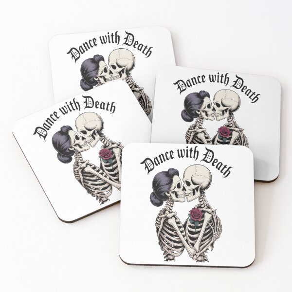 Item preview, Dance with Death – Skeleton Lovers Embrace designed and sold by stylishsketcher.