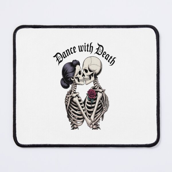 Item preview, Dance with Death – Skeleton Lovers Embrace designed and sold by stylishsketcher.