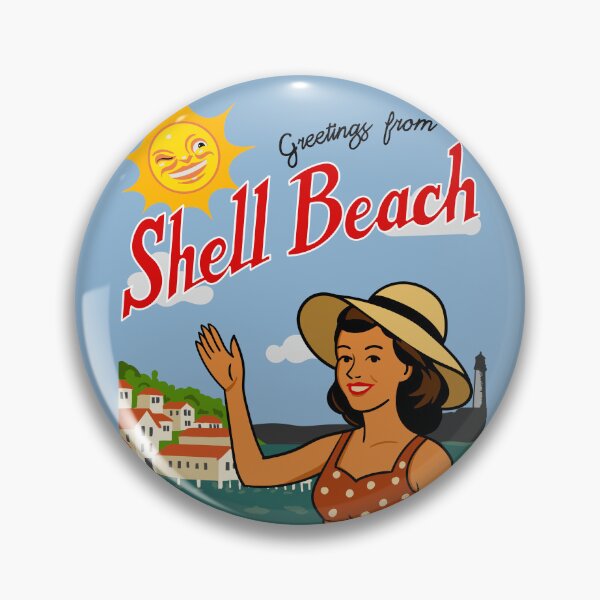 Item preview, Greetings from Shell Beach designed and sold by Meta Cortex.