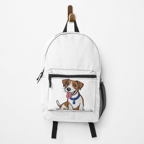 Item preview, Happy Jack Russell digital embroidery image for dog lovers designed and sold by StormArte.