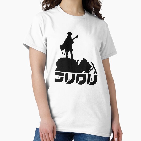 Vista previa del artículo con la obra «FLCL guitarra fooly cooly animado», diseñado y vendido por wazzaah.