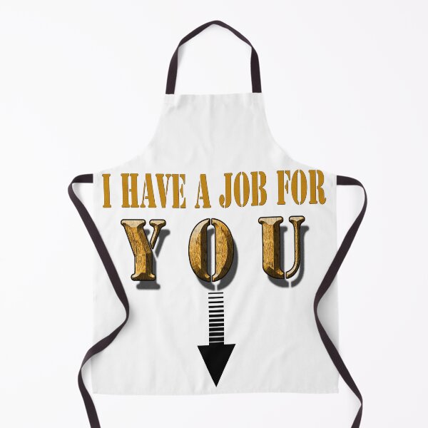 Item preview, I Have a Job For You, Down Stairs, in Yellow ha ha ha designed and sold by Huskyyy Designs.