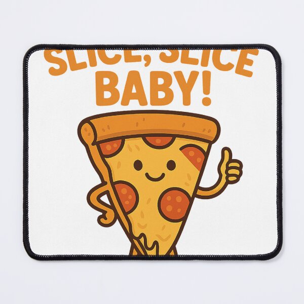 Item preview, Slice, Slice Baby! – Funny Pizza Cartoon designed and sold by SpectrumCreations.