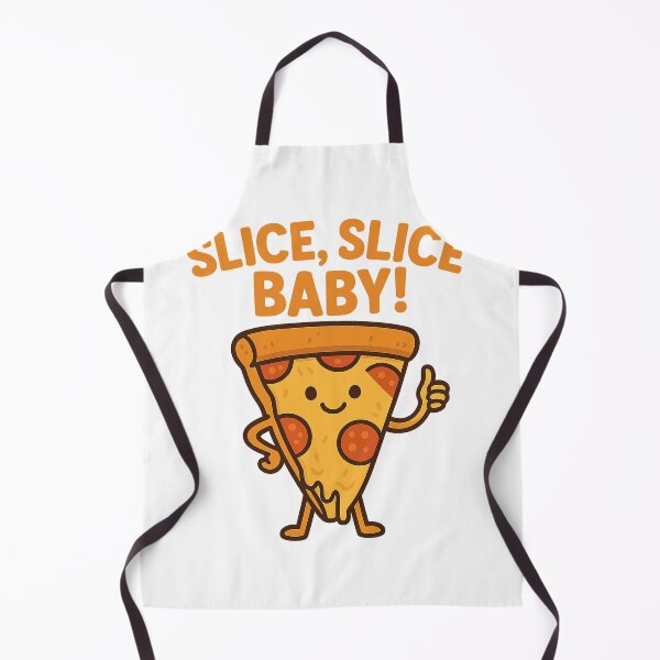 Item preview, Slice, Slice Baby! – Funny Pizza Cartoon designed and sold by SpectrumCreations.