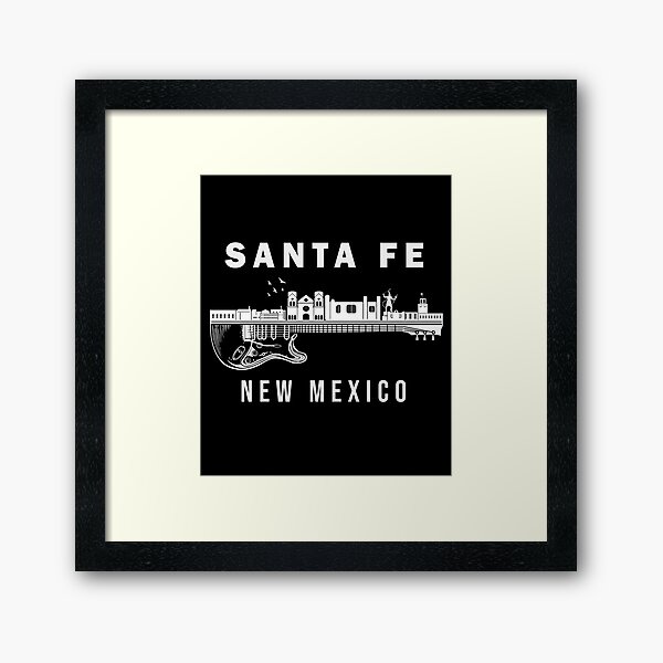 Item preview, Santa Fe New Mexico Souvenir Guitar Music Santa Fe designed and sold by DSWShirts.